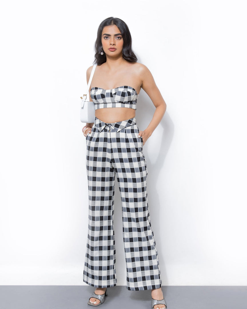 Checkered Bustier