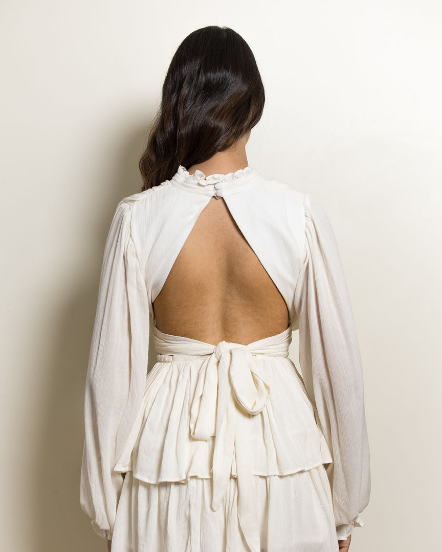 back tying dress Teressa Back Tie Dress