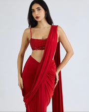 Naz Red Sari
