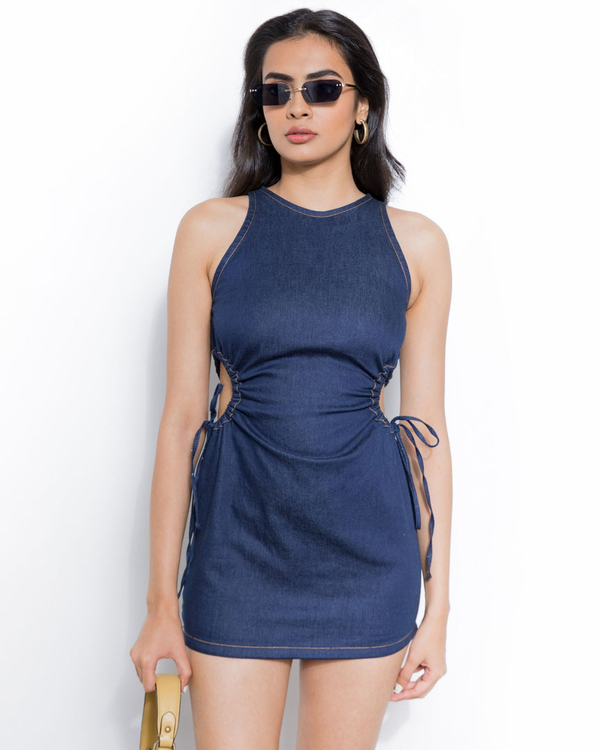 Liza Denim Mini Dress