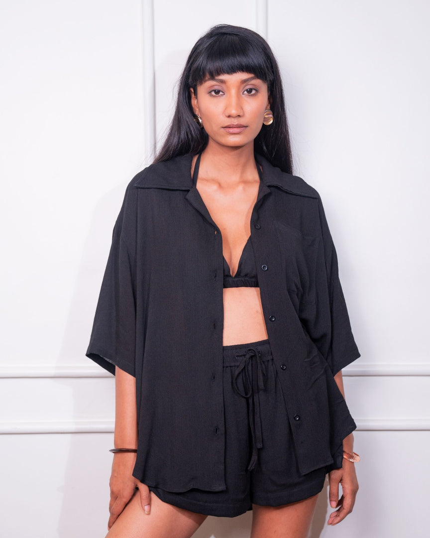 Romee set- Shirt (Black)