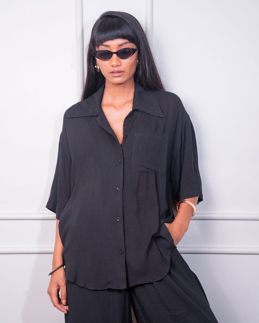 Romee set- Shirt (Black)