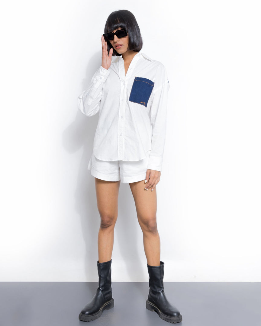 Salty Poplin Set - Shorts