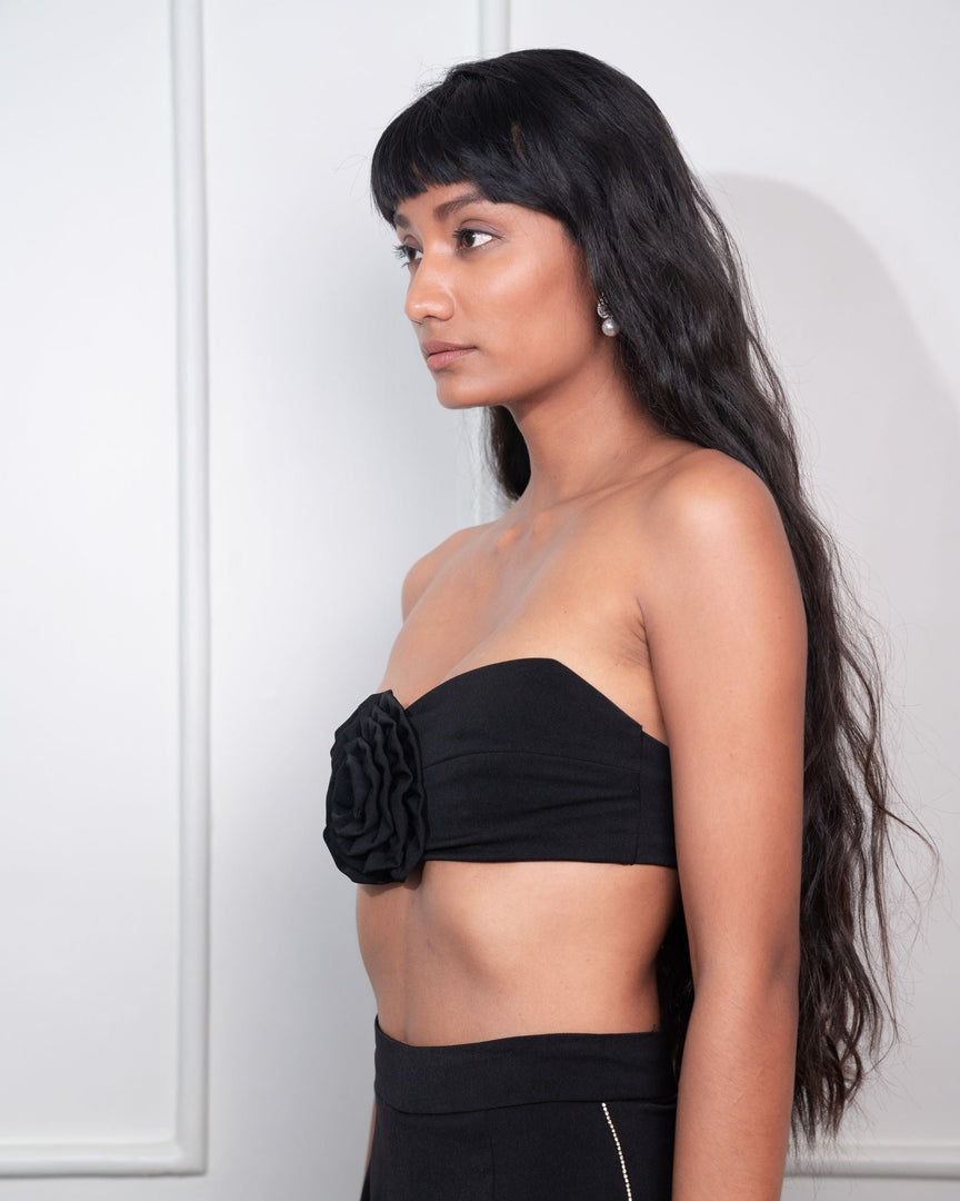 Floret Bustier - Black