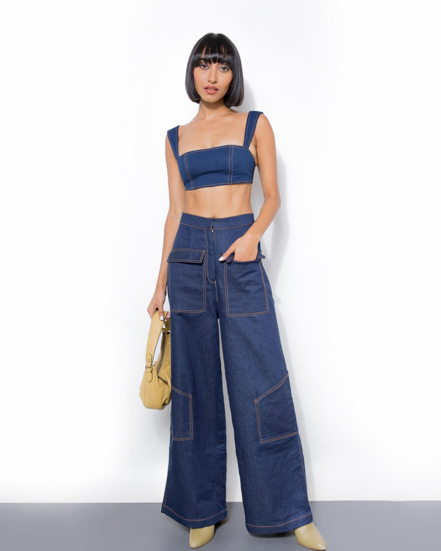 Ivy Denim Crop Top