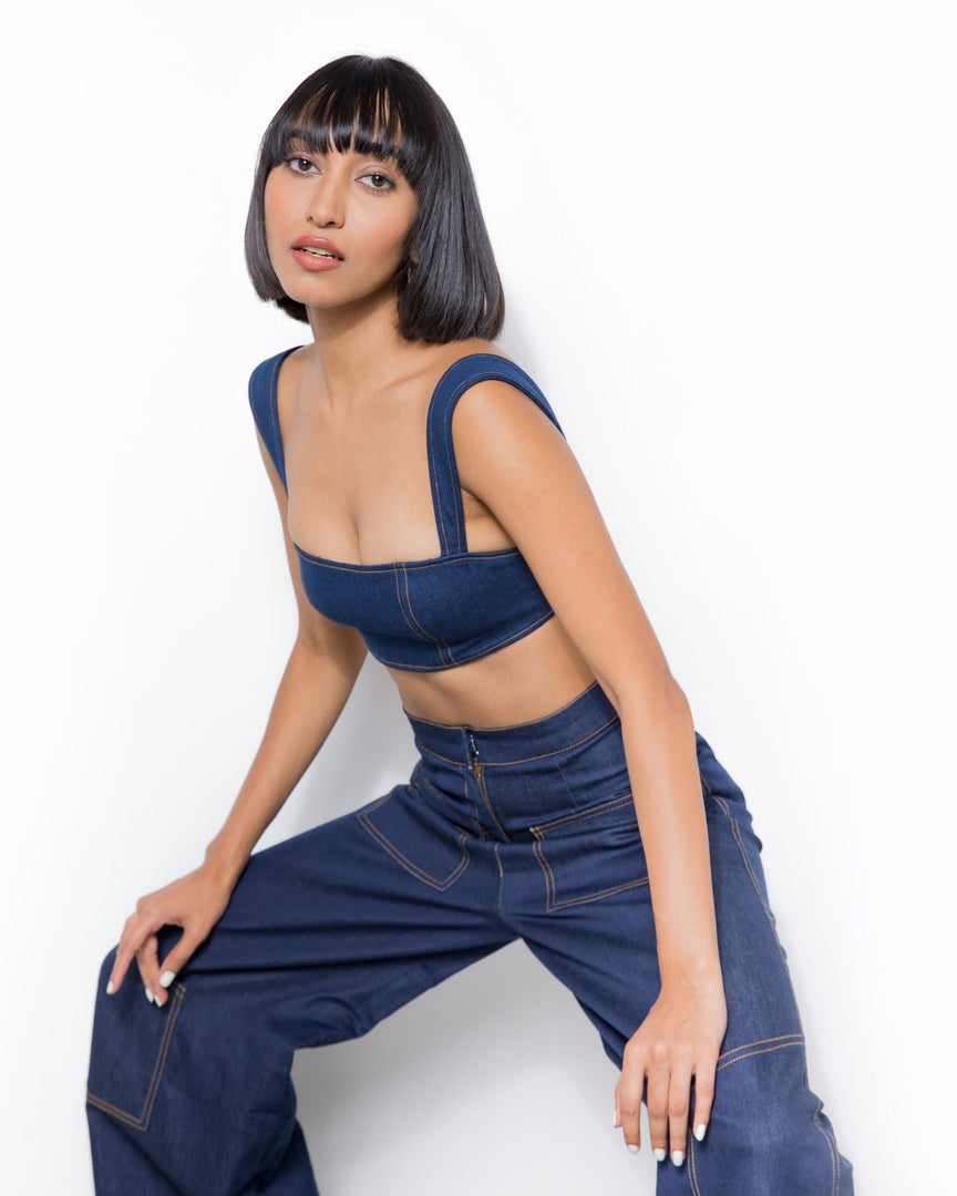 Ivy Denim Crop Top