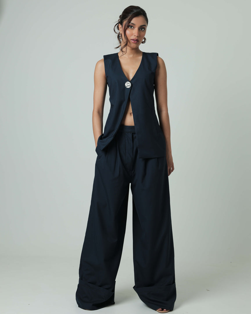 BAGGY TROUSERS - BLUE