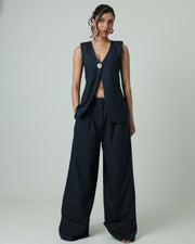 BAGGY TROUSERS - BLUE