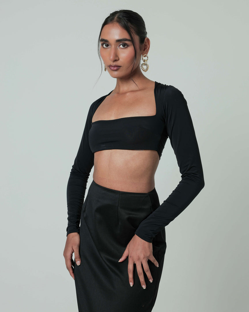 Erine Crop Top - Black