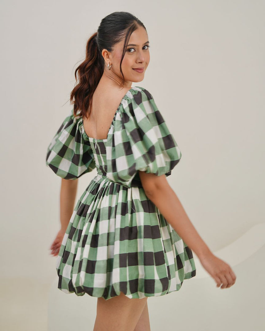 Dora Midi Dress - Green