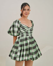 Dora Midi Dress - Green