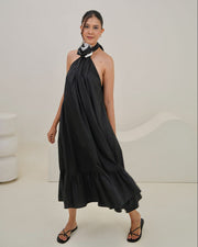 Floret Halter Midi Dress