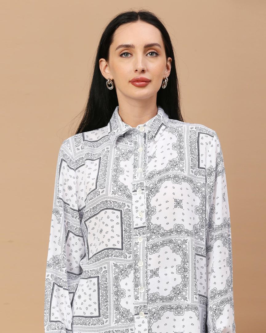 Luxe printed shirt