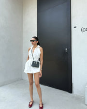 Anya Playsuit White (On Juhi)
