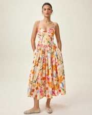 Jolene Midi Dress Floral