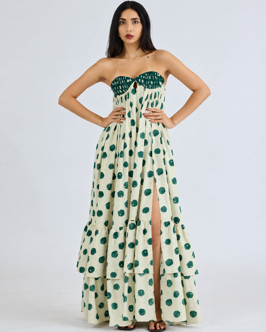 Kelly Maxi Dress - Green