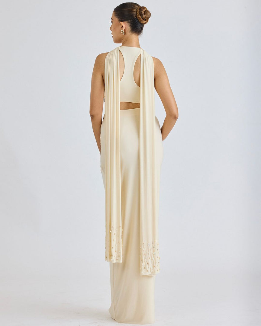 Mother of pearl legenga - Ivory
