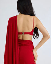 Naz Red Sari