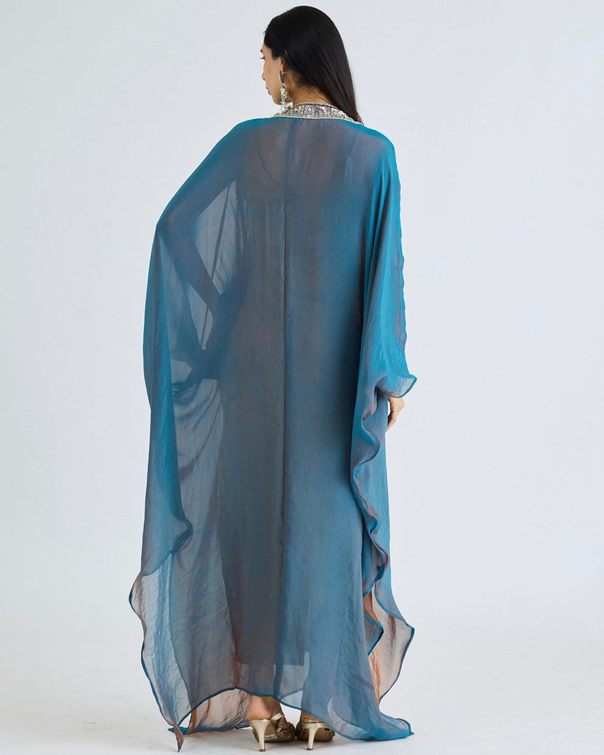 Tissue Embroidered Kaftan
