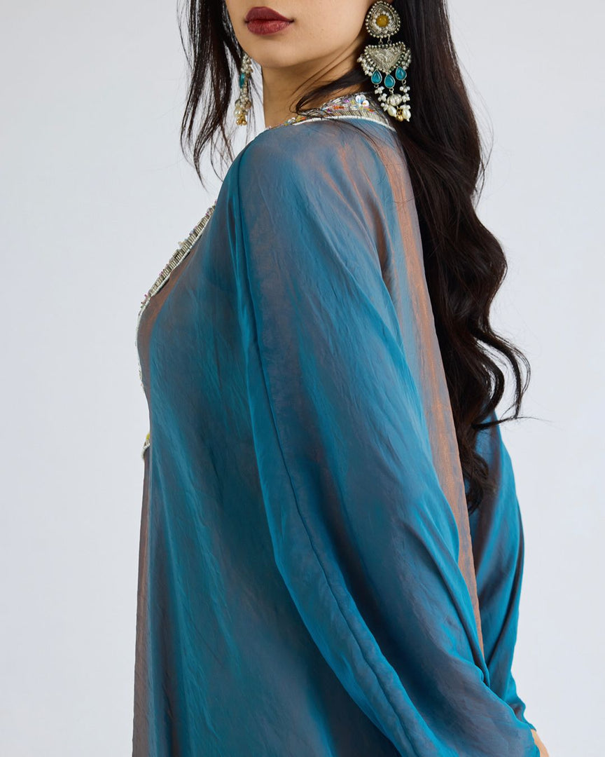 Tissue Embroidered Kaftan