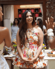 SIDDHI KARWA IN SOFIA MINI DRESS FLORAL