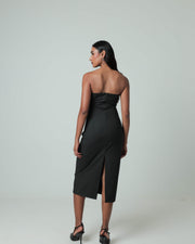 Rita Midi Dress - Gray