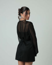 Chiffon Blouse - Black