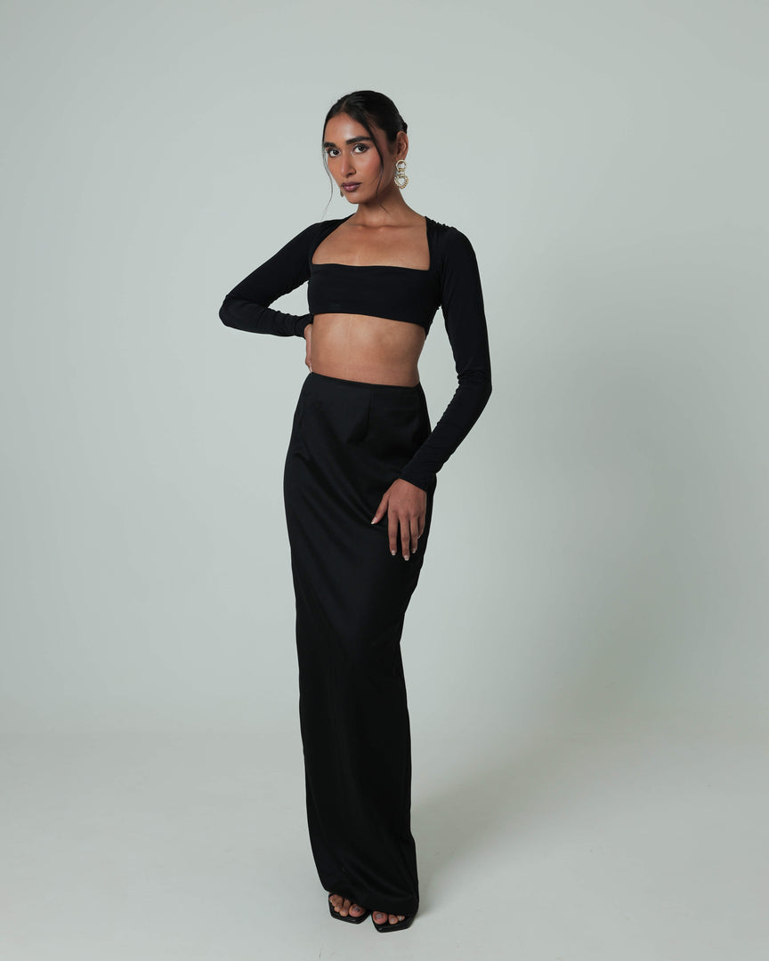 Erine Crop Top - Black