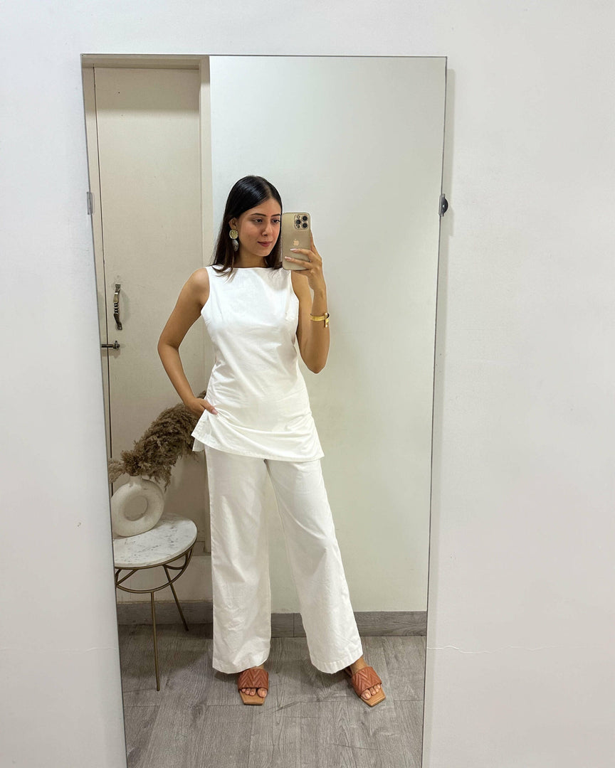 Poplin Tunic - White