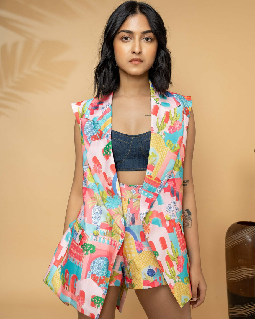 PRINTED VEST