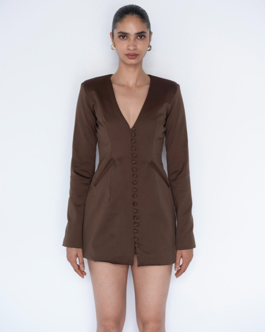 Tailored Blazer Mini Dress