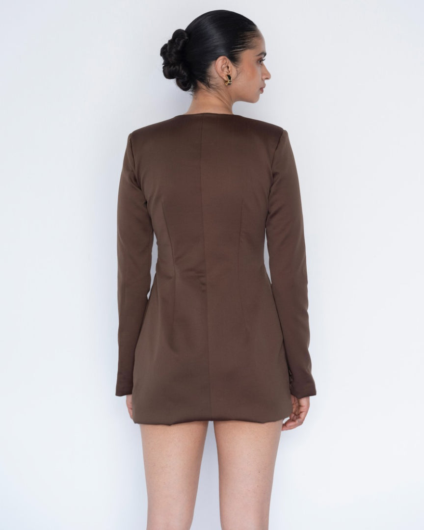 Tailored Blazer Mini Dress