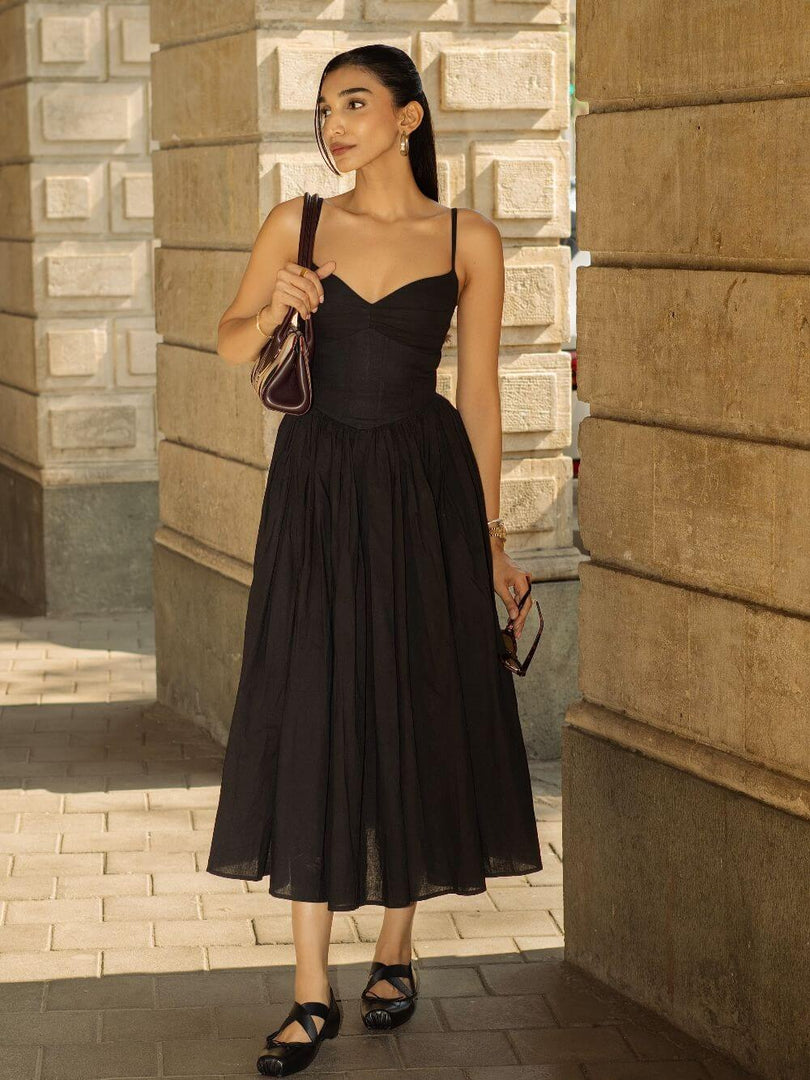 Jolene Midi Dress Black