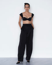 Eris Crop top - Navy Blue