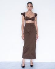 Eris Crop top - Brown