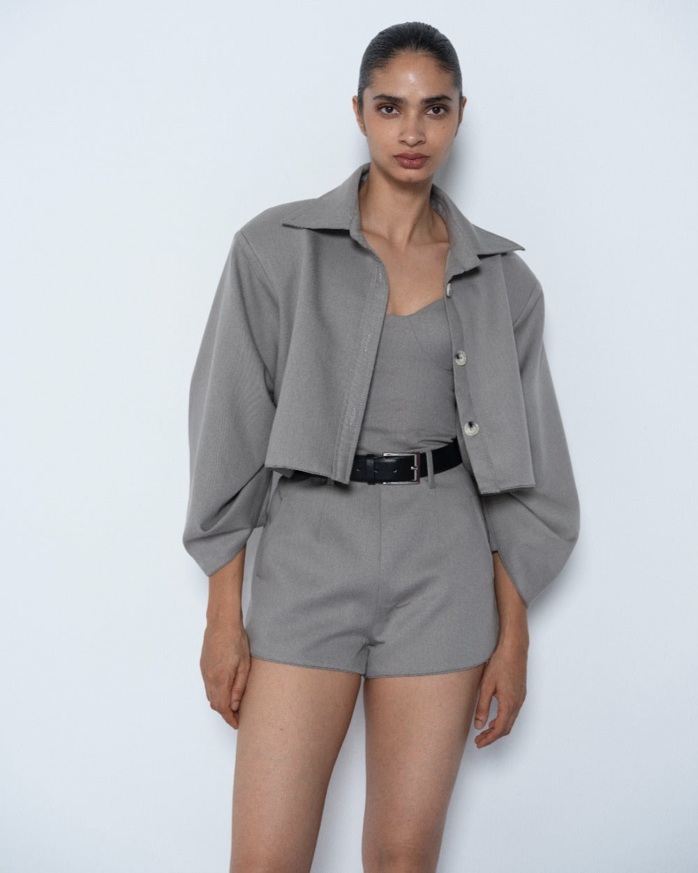 Collar Peplum Top – Arabellaa