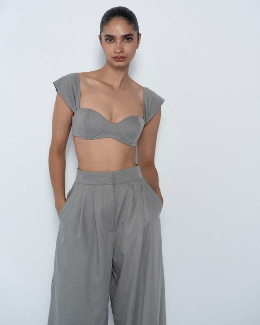 Eris Crop top - Grey